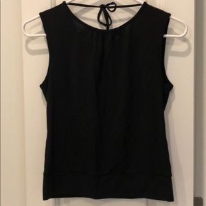 Ann Taylor Loft black blouse